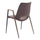  Zuo Desi 109730 Dining Chair - Brown & Walnut IMAGE 5