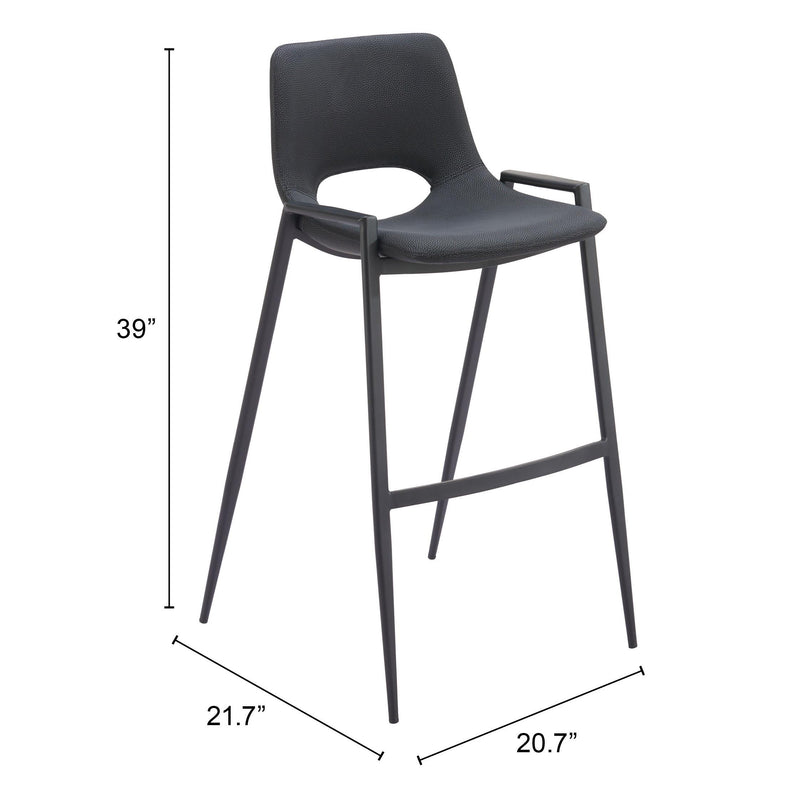 Zuo Desi Pub Height Stool 109540 IMAGE 9