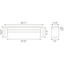 Zuo Bonker 109497 Storage Bench - Brown IMAGE 13