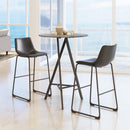  Zuo Smart 109650 Barstool - Black IMAGE 10