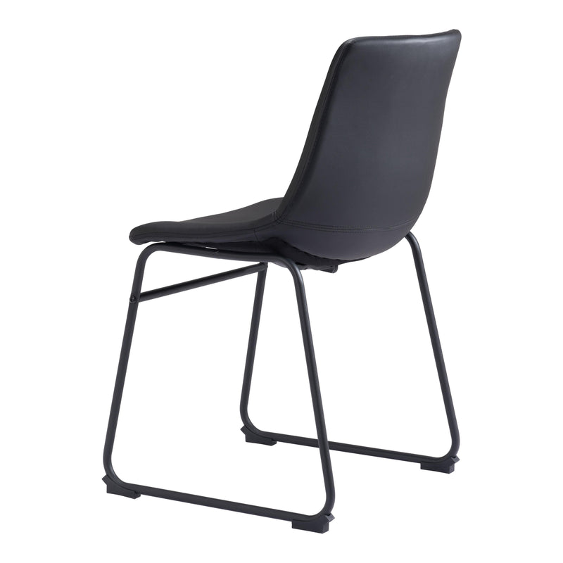 Zuo Smart 109648 Dining Chair - Black IMAGE 5