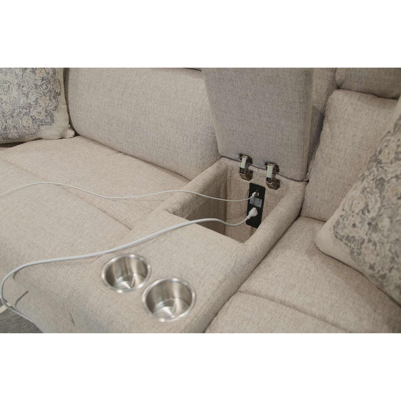 Catnapper McPherson 261 6 pc Power Reclining Sectional - Buff IMAGE 2