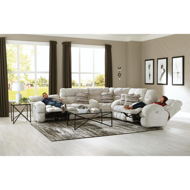  Catnapper Ashland 359 3 pc Reclining Sectional - Buff IMAGE 4