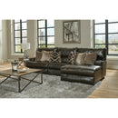  Catnapper Como 436 3 pc Power Reclining Modular Sectional - Chocolate IMAGE 2