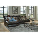  Catnapper Como 436 3 pc Reclining Modular Sectional - Chocolate IMAGE 4