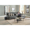  Catnapper Como 436 3 pc Power Reclining Modular Sectional - Steel IMAGE 2