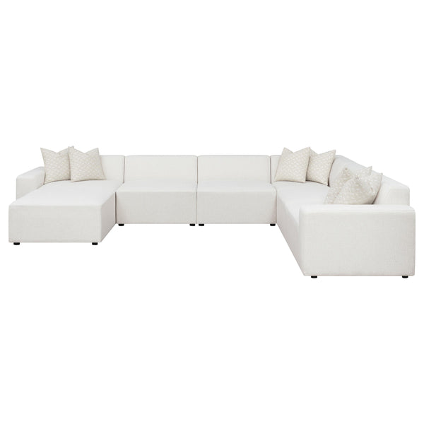 Coaster Furniture Freddie Fabric 7 pc Sectional 551641-SET IMAGE 1