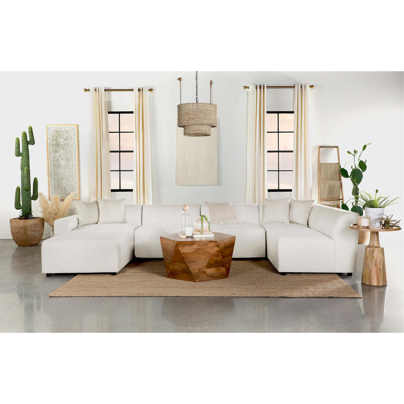 Coaster Furniture Freddie 551641-SETL 6 pc Upholstered Modular Sectional - Pearl IMAGE 13