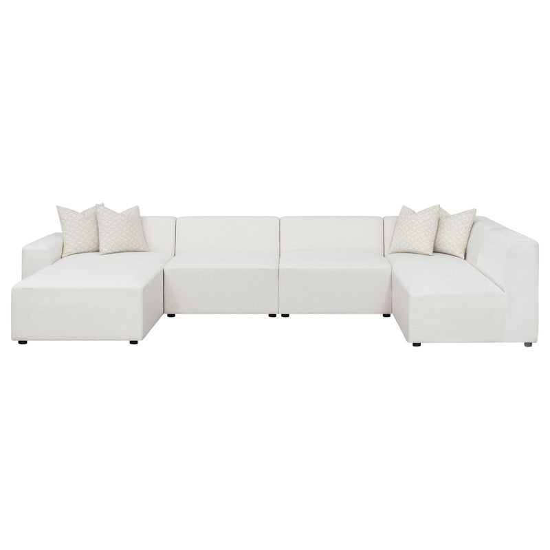 Coaster Furniture Freddie Fabric 6 pc Sectional 551641-SETL IMAGE 1