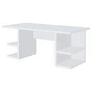 Coaster Furniture Alice 801455 Writing Desk White With Open Shelves - White IMAGE 3