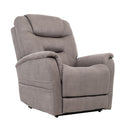 Ultimate Power Recliner Fabric - Lift Chair MM-3730 Power Recliner with Lift Function - Stonewash Dove IMAGE 1