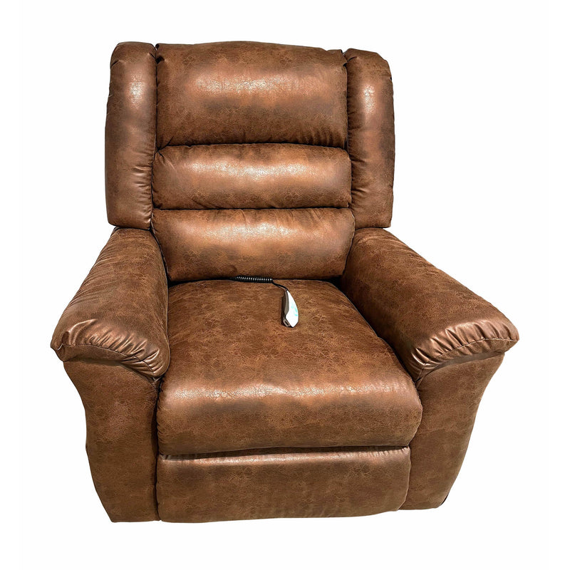 Ultimate Power Recliner Lift Chair MM-6200 Chaise Lounger with Comfort Control - Watford Cognac IMAGE 2