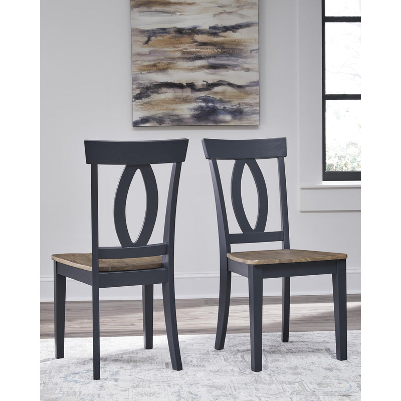  Signature Design by Ashley Landocken D502-01 Dining Room Side Chair IMAGE 5