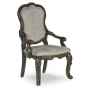 Signature Design by Ashley Maylee D947-01A Dining Upholstered Arm Chair IMAGE 1