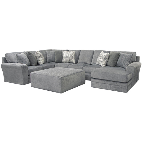 Jackson Furniture Glacier 2477 3 pc Sectional - Shark IMAGE 1