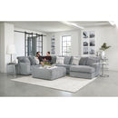  Jackson Furniture Glacier 2477 3 pc Sectional - Shark IMAGE 3