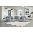  Jackson Furniture Glacier 2477 3 pc Sectional - Shark IMAGE 1