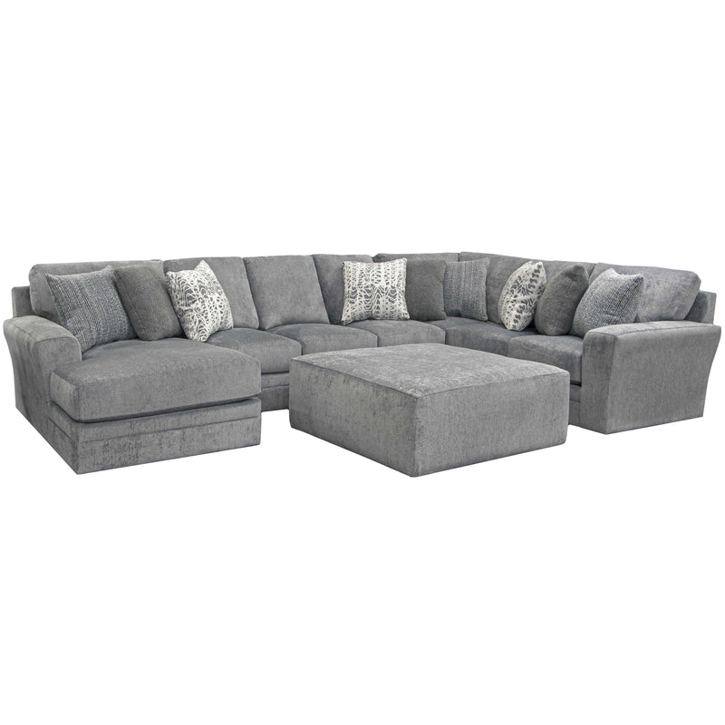  Jackson Furniture Glacier 2477 3 pc Sectional - Shark IMAGE 1