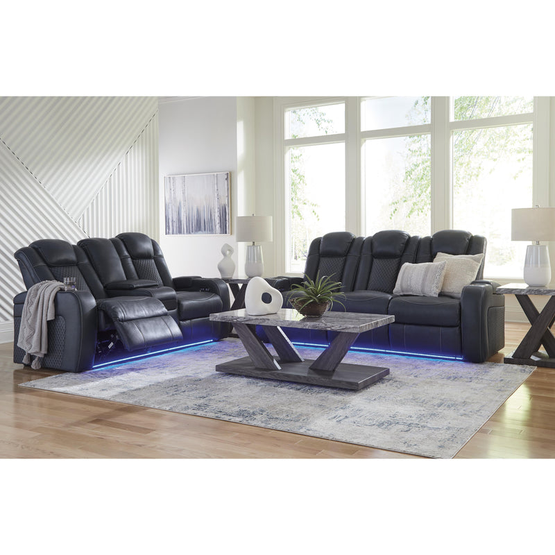 Signature Design by Ashley Fyne-Dyme 3660318 Power Reclining Loveseat with Console and Adjustable Headrest IMAGE 18