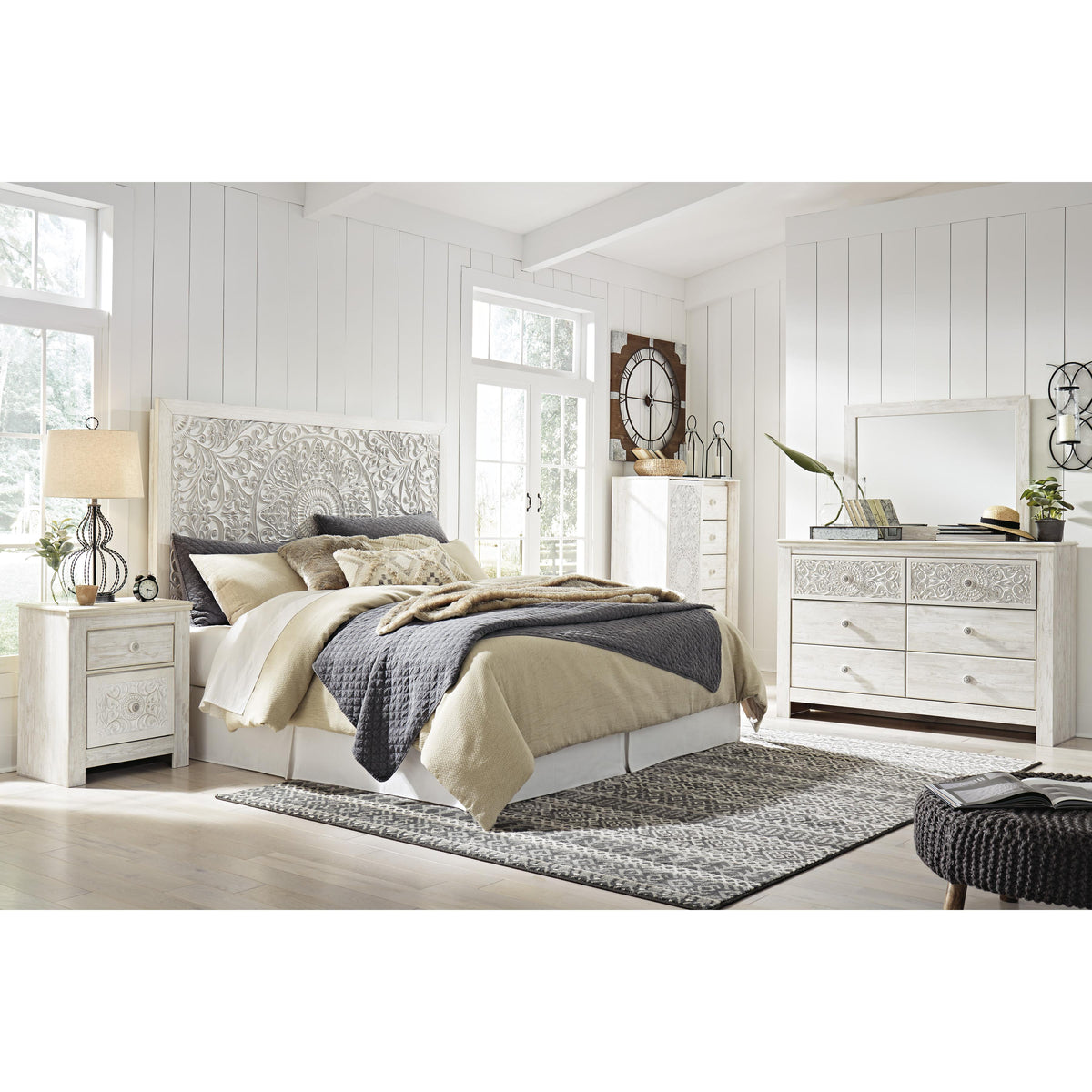 Signature Design by Ashley Paxberry B181-58 King Panel Headboard
