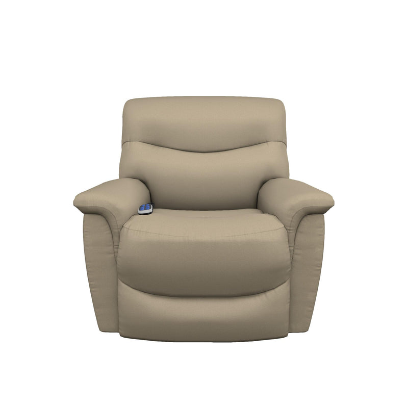 La-Z-Boy James Silver Power Lift Recliner - Wicker