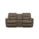  La-Z-Boy Trouper Power Reclining Loveseat w/ Headrest & Console - Mink IMAGE 2
