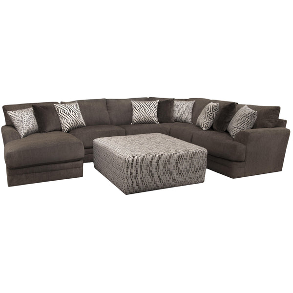Jackson Furniture Galaxy 2480 3 pc Sectional - Chocolate IMAGE 1