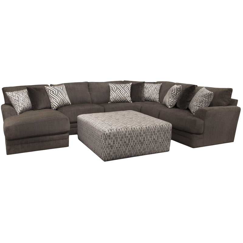 Jackson Furniture Galaxy 2480 3 pc Sectional - Chocolate IMAGE 1