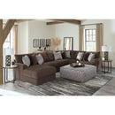  Jackson Furniture Galaxy 2480 3 pc Sectional - Chocolate IMAGE 2