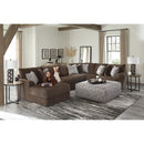  Jackson Furniture Galaxy 2480 3 pc Sectional - Chocolate IMAGE 3