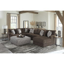  Jackson Furniture Galaxy 2480 3 pc Sectional - Chocolate IMAGE 2