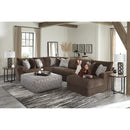  Jackson Furniture Galaxy 2480 3 pc Sectional - Chocolate IMAGE 3