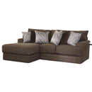  Jackson Furniture Galaxy 2480 2 pc Sectional - Chocolate IMAGE 1
