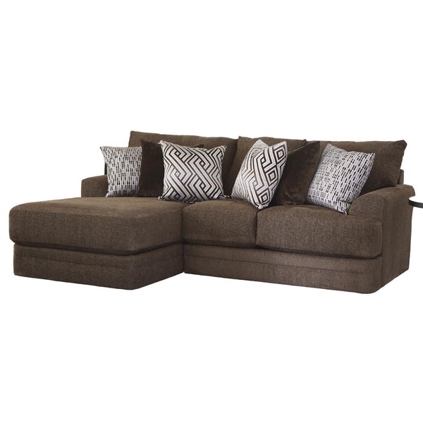 Jackson Furniture Galaxy 2480 2 pc Sectional - Chocolate IMAGE 1