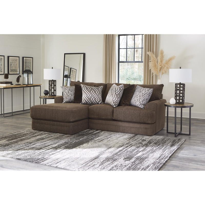 Jackson Furniture Galaxy 2480 2 pc Sectional - Chocolate IMAGE 2