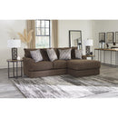  Jackson Furniture Galaxy 2480 2 pc Sectional - Chocolate IMAGE 2