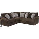  Jackson Furniture Galaxy 2480 3 pc Sectional - Chocolate IMAGE 1