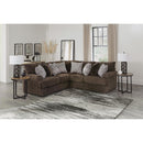  Jackson Furniture Galaxy 2480 3 pc Sectional - Chocolate IMAGE 2