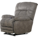  Catnapper Dawkins 647937 Power Lay Flat Recliner w/Oversize Xtra Comfort Footrest - Charcoal IMAGE 3