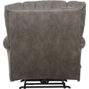  Catnapper Dawkins 647937 Power Lay Flat Recliner w/Oversize Xtra Comfort Footrest - Charcoal IMAGE 4