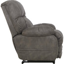  Catnapper Dawkins 647937 Power Lay Flat Recliner w/Oversize Xtra Comfort Footrest - Charcoal IMAGE 6