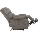  Catnapper Dawkins 647937 Power Lay Flat Recliner w/Oversize Xtra Comfort Footrest - Charcoal IMAGE 7