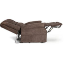 Ultimate Power Recliner Fabric - Lift Chair MM-101 Lay-Flat Chaise Lounge - Felix Chocolate IMAGE 2