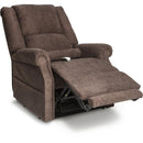 Ultimate Power Recliner Fabric - Lift Chair MM-101 Lay-Flat Chaise Lounge - Felix Chocolate IMAGE 4