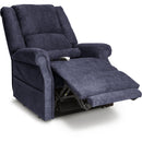 Ultimate Power Recliner Fabric - Lift Chair MM-101 Lay-Flat Chaise Lounge - Felix Navy IMAGE 3