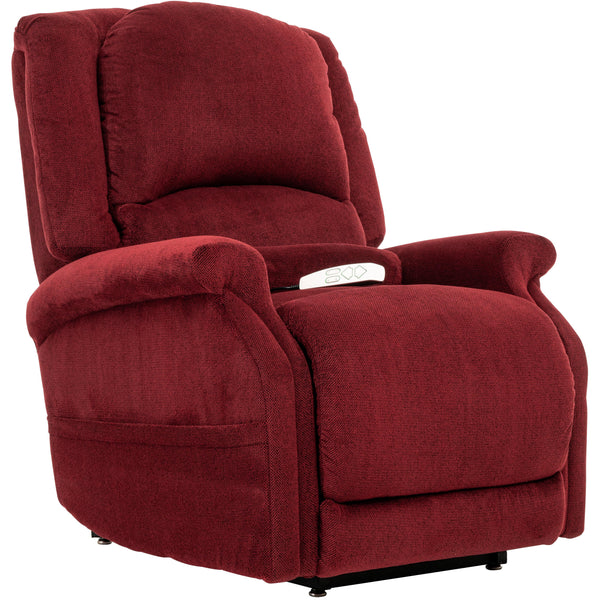 Ultimate Power Recliner Fabric - Lift Chair MM-3002 with Deluxe Heat and Massage - Domain Scarlett IMAGE 1