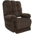 Ultimate Power Recliner Fabric - Lift Chair MM-1652-SO with MegaGuard, Deluxe Heat and Massage - Angus Chocolate IMAGE 1
