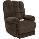 Ultimate Power Recliner Fabric - Lift Chair MM-1652-SO with Deluxe Heat and Massage - Angus Chocolate IMAGE 1