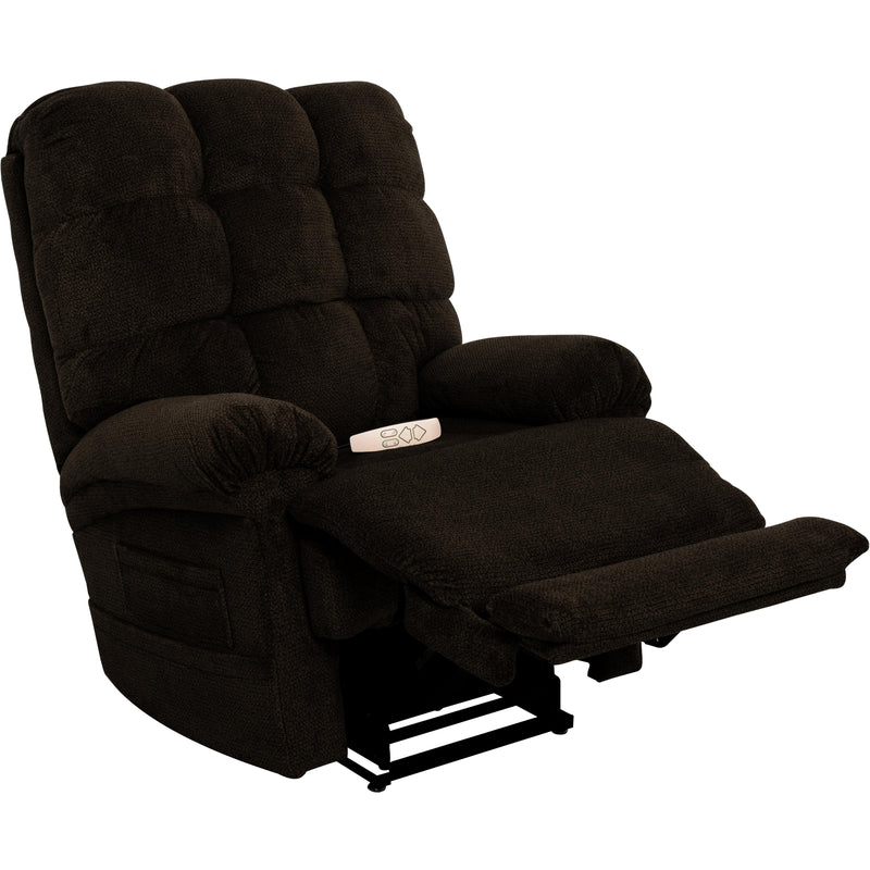 Ultimate Power Recliner Fabric - Lift Chair MM-1652-SO with Deluxe Heat and Massage - Angus Chocolate IMAGE 4