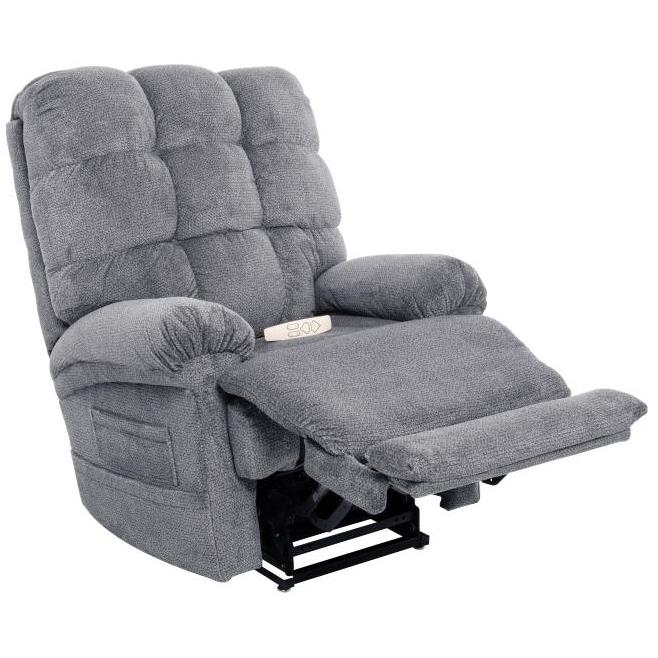 Ultimate Power Recliner Fabric - Lift Chair MM-1652-SO with Deluxe Heat and Massage - Angus Slate IMAGE 3